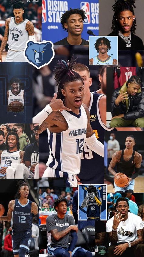 Fifa Players, Basketball Boyfriend, Ja Morant Style, Basketball Wallpapers, Basketball Background, Stencil Outline, Basketball Players Nba, Cute Dreads, Basketball Videos