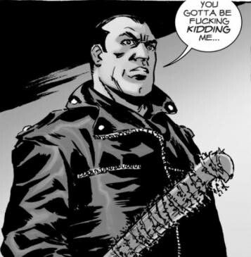 Negan and Lucille Negan Twd Comic, Negan Comics, Negan Twd, Twd Comics, My Protein, Fear The Walking Dead, Stuff And Thangs, Appreciation Post, Comic Panels