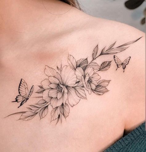 Creative Art Projects, Floral Tattoo Shoulder, Portfolio Creative, Tattoos To Cover Scars, Peony Tattoo, Tattoo Minimalist, Elbow Tattoos, Tasteful Tattoos, Peonies Tattoo