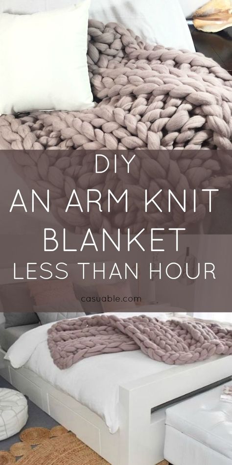 Arm Blanket, Big Yarn Blanket, Arm Knit Blanket, Diy Knit Blanket, Giant Knit Blanket, Knitting Terms, Arm Knit, Arm Knitting Blanket, Big Yarn