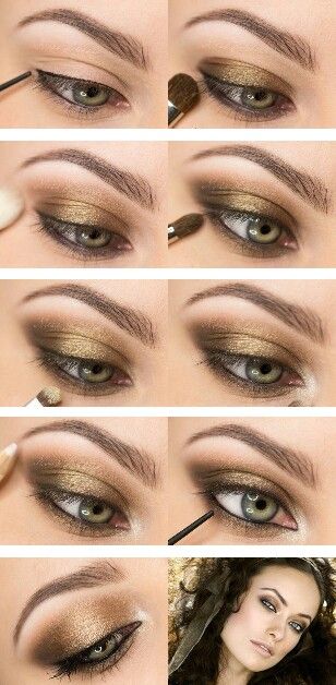 Gorgeous golden eye for Grecian look on Olivia Wilde. Greek Goddess Hair Tutorial, Ancient Greece Makeup, Greek Goddess Make Up, Grecian Makeup, Ancient Greek Makeup, Greek God Makeup, Greek Goddess Makeup Look, Grecian Goddess Hair, Greek Hairstyles Goddess