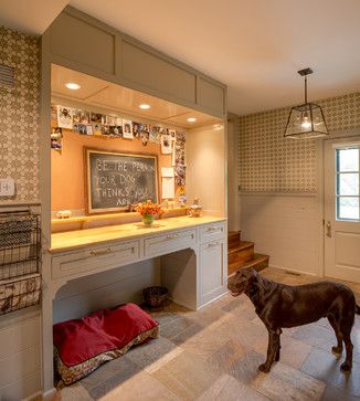 Pet Rooms Design .... Dog Nook Ideas, Command Center Design, Dog Nook, Room Pictures Ideas, Pet Station, Pet Room, Nook Ideas, Westie Dogs, Animal Room