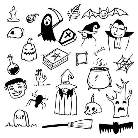 Easy Witch Drawing, Halloween Simple Drawings, Halloween Things To Draw, Easy Halloween Designs, Easy Halloween Drawings, Cute Halloween Drawings, Hard Drawings, Witch Drawing, Best Drawing Ideas