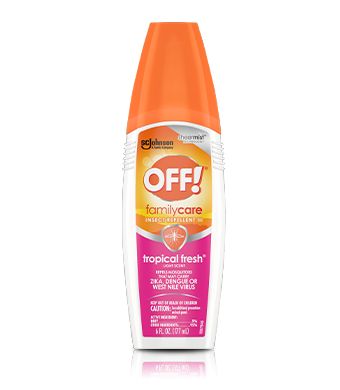 OFF!® FamilyCare Products | OFF!® Repellent West Nile Virus, Mosquito Protection, Baby Toiletries, Tropical Scent, Mosquito Repellent, Insect Repellent, Smell Good, Outdoor Adventures, Active Ingredient