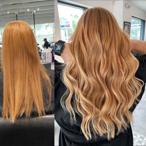 Natural Strawberry Blonde Hair, Ginger Blonde Hair, Formal Skirts, Ginger Blonde, Styling Skirts, Copper Blonde Hair, Warm Blonde Hair, Red Blonde Hair, Blonde Hair Transformations