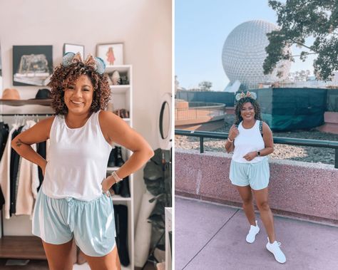 Disney World Outfits Disney World Women’s Outfits, Plus Size Summer Disney Outfits, Midsize Disney World Outfits, Disney Outfits Women Midsize, Disney Outfit For Mom, Midsize Disney Outfits Summer, Plus Size Disney World Outfits Summer, Plus Disney Outfits, Mid Size Disney Outfits