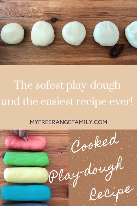 I have been making play-dough for years. And I promise, this is the best cooked play-dough recipe you'll find. So easy, and so soft... enjoy! #playdough #kidsactivities #playdoh Homemade Play-doh, Homemade Play Dough Easy, Best Play Doh Recipe, Soft Play Dough Recipe, Diy Play Dough Recipe, Easy Play Dough Recipe, Soft Playdough Recipe, Easy Play Dough, Play Dough Gift