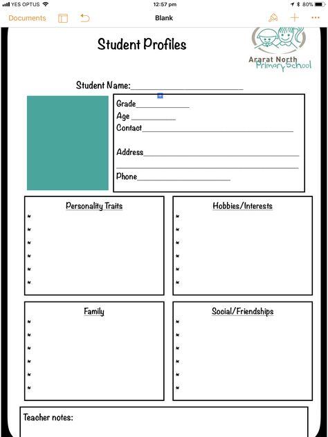 Student profile. #teaching #student #owndesign Student Profile Template, Nursery Worksheet, American English Words, Student Profile, Nursery Worksheets, Profile Template, Teacher Notes, Hobbies And Interests, American English