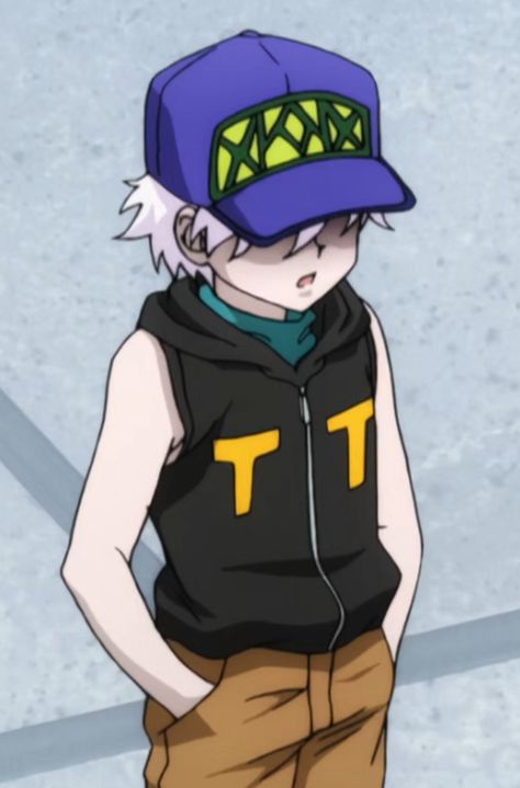 Hunterxhunter Killua, Skater Aesthetic, Haikyuu Wallpaper, Pfp Anime, Hunter Anime, Blue Art, Hunter X Hunter, Anime Outfits, Studio Ghibli