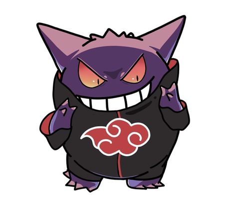 Naruto Gengar, Pokemon Gengar Pokemon, Naruto, Pokemon, Pokémon