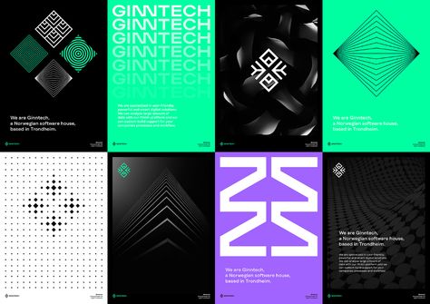 Ginntech - software house on Behance World Of Ice And Fire, Poster Design Ideas, Minimalist Poster Design, Software House, Software Projects, Tech Branding, Tech Company, Ice And Fire, Self Promo