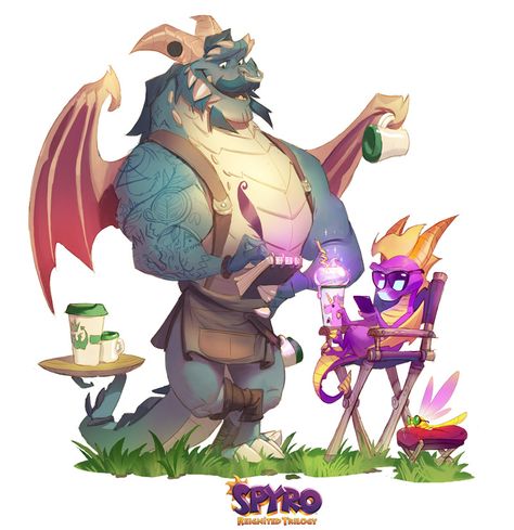 Gavin | Spyro Wiki | FANDOM powered by Wikia Spyro Concept Art, Spyro Characters, Spyro Reignited Trilogy, Spyro And Cynder, Spyro The Dragon, Game Concept Art, Dragon Artwork, Dragon Design, Character Design References