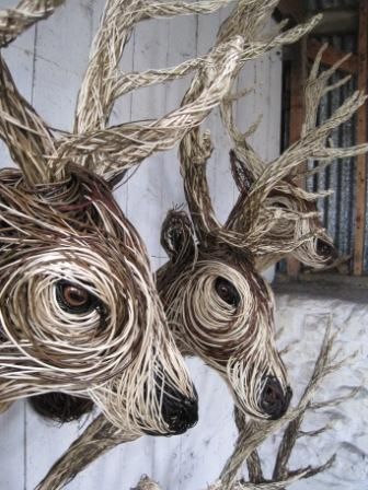 Reno Furniture, Willow Sculptures, Willow Sculpture, Twig Crafts, Twig Art, Luxury Inspiration, Willow Weaving, Driftwood Sculpture, Stag Head