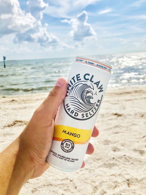 Beer Campaign, White Claw Hard Seltzer, Gluten Free Alcohol, Low Carb Drinks, White Claw, Low Carb Low Sugar, Mango Flavor, Hard Seltzer, Summer Drink