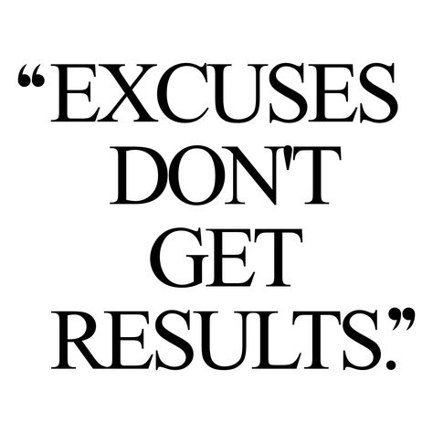 Excuses don't get results! Browse our collection of motivational exercise and weight loss quotes and get instant health and fitness inspiration. Transform positive thoughts into positive actions and get fit, healthy and happy! https://www.spotebi.com/workout-motivation/excuses-dont-get-results-exercise-and-weight-loss-motivational-quote/ Fitness Inspiration Quotes, Motivation Fitness, Fitness Motivation Quotes, Exercise Fitness, Yokohama, Fitness Quotes, Motivation Inspiration, The Words, App Icon