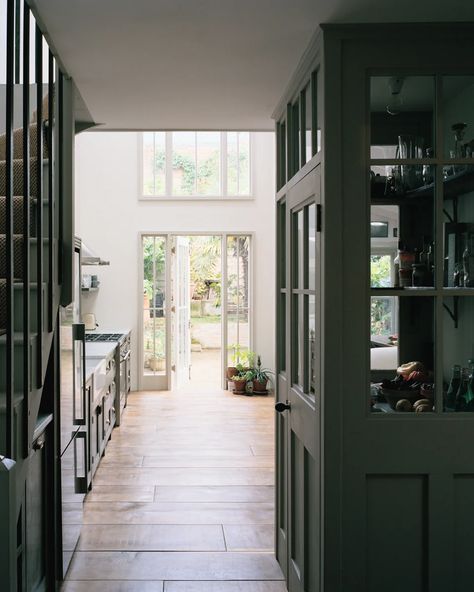 Built In Bunks, Victorian Townhouse, Victorian London, Wood Cladding, Neo Victorian, Victorian Terrace, Kitchen Views, Georgian Homes, Row House