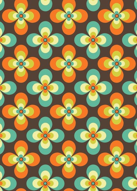 Neocities Backgrounds, 70s Prints, 70s Patterns, 60s Patterns, Retro Color Palette, Deco Retro, Hippie Wallpaper, Motif Vintage, Retro Wallpaper