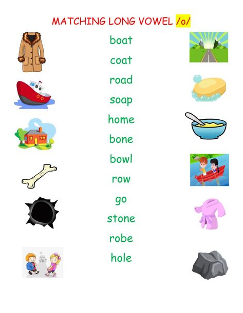 Long O Sound Worksheet, Vowel Sounds Worksheets, Long Vowel Sounds Worksheets, Punctuation Worksheets, Long Vowel Sounds, Worksheets For Grade 3, Long Vowel, Vowel Sound, Long Vowels