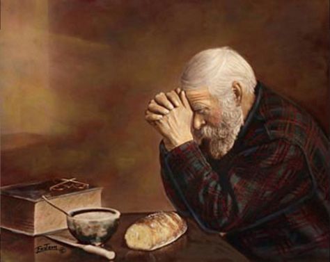 I loved this print as a kid! My grandma always had it hanging by the dinner table. Saying Grace, Man Praying, Famous Photos, The Lords Prayer, Picture Hanging, Catholic Art, Daily Bread, Spiritual Art, Old Man