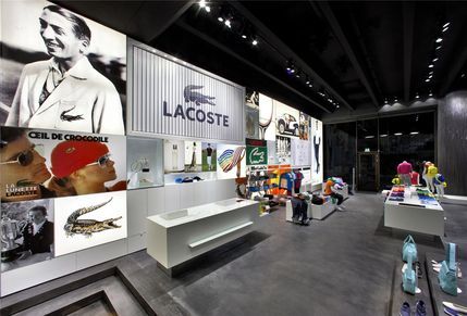 Lacoste flagship store in Hamburg Lacoste Store, Store Concept, René Lacoste, French Lifestyle, Lacoste Sport, Nike Brand, Visual Display, Store Interior, Flagship Store