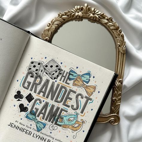 🤍✨ — the grandest game by jennifer lynn barnes | rating 4✨ — ✨💙 it’s been forever since i read a mystery book and i forgot how much i missed them. I really enjoyed this one and seeing 3 different povs. I need the next book in the series because of the cliff hanger it left me on. but yeah I really enjoyed reading this one, it was a quick read, so if you’re looking for a YA mystery book with hints of romance than i definitely recommend this one!! also I need from grayson hawthorne in the next ... Jennifer Lynn Barnes Books, The Grandest Game Book, The Grandest Game Jennifer Lynn Barnes, Mystery Book Aesthetic, The Grandest Game, Inheritence Games, Grayson Hawthorne, Jennifer Lynn Barnes, Inheritance Trilogy