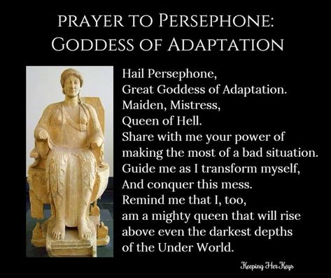 Prayer to Persephone Hades Und Persephone, Queen Of Pain, Goddess Persephone, Story Themes, Persephone Goddess, The Wheel Of The Year, Wheel Of The Year, Greek Gods And Goddesses, Greek And Roman Mythology