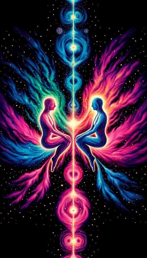 Twin Flame Painting, Divine Masculine And Feminine, Dance Together, Divine Masculine, Twin Flame Relationship, Masculine And Feminine, Abstract Forms, Painting Inspo, Twin Flames