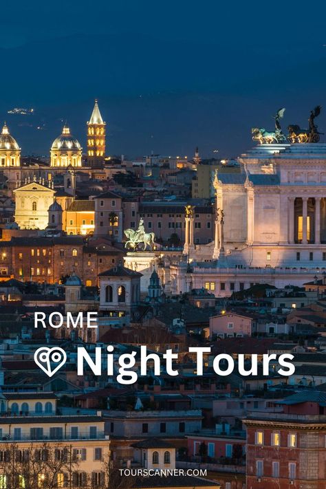 Transform your Roman nights into magical adventures with our guide to the best night tours in Rome! 🌟 From illuminated landmarks to hidden gems, our curated list ensures an enchanting experience after sunset. Ready to explore the Eternal City in a whole new light? Click now and plan your night tour extravaganza!👉🔗 BestNightToursInRome #NightlifeAdventures #RomeByNight Rome Attractions, Things To Do In Italy, Rome Tours, The Catacombs, Roman Baths, Vatican Museums, Trevi Fountain, Night City, Over It