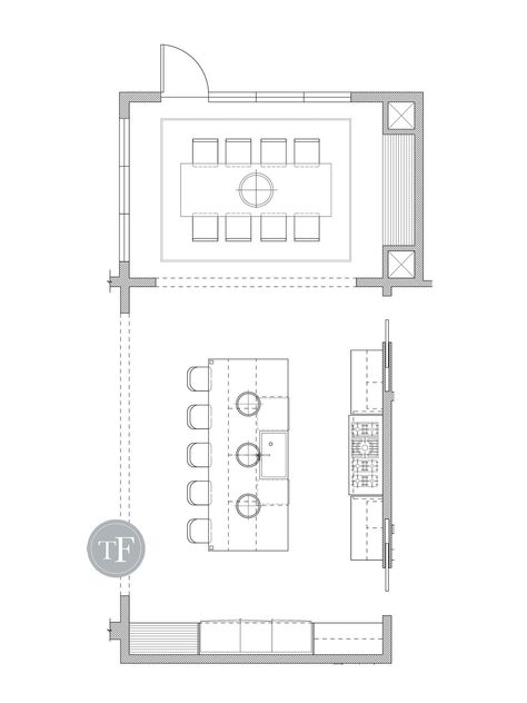 Easily, the most popular kitchen layout for custom homes today is the two-walled, island kitchen . This kitchen layout creates the perfect opportunity for a beautiful feature wall, a showpiece island, convenient access for a butler’s pantry, lots of counter top surfaces, storage, and visual conne Kitchen Layout Plans U Shape With Island, Large Family Kitchen Layout, Extra Large Kitchen Layout, Butlers Pantry Layout Floor Plans, 20x20 Kitchen Layout, Most Functional Kitchen Layout, Wall Behind Kitchen Island, 12 Foot Island Kitchen, Kitchen Layout Plans Open Floor