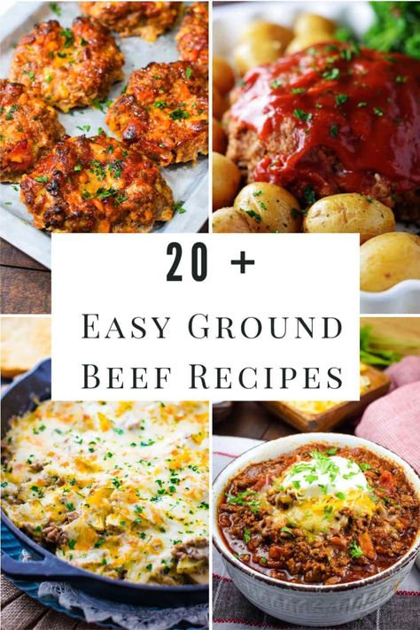 Easy Ground Beef Recipes - Soulfully Made Quick Recipe With Ground Beef, Weeknight Dinner With Ground Beef, Ground Beef Pantry Meals, Healthy Dinner With Hamburger Meat, Easy Ground Beef Recipes Few Ingredients, Burger Meat Recipes Ground, What Can I Make With Hamburger Meat, Summer Hamburger Meat Recipes, Ground Beef Summer Recipes For Dinner