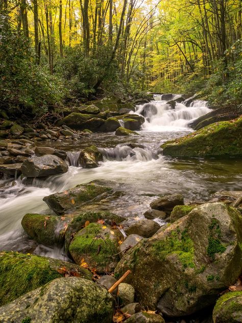 A Little More Little River - null Exam Inspiration, Mountain Lakes, Backpacking Trip, Water Fall, Moving Water, River Trail, Mountain Stream, River Photography, Small Waterfall