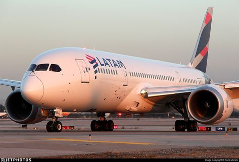 Airline: LATAM Airlines Chile Registration: CC-BBJ Aircraft Variant: Boeing 787-8 Dreamliner Location: Tel Aviv Ben Gurion International Airport Boeing 787 8, Boeing 787 Dreamliner, Airplane Photography, Long Flight, Boeing 787, Boeing 747 200, Space Galaxy, Deck Photos, Before Sunset