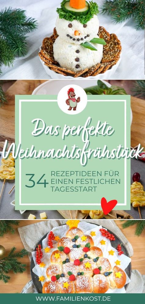 In dieser Rezeptsammlung findest du Inspirationen und Ideen rund um das Thema Weihnachtsfrühstück. Familienkost.de, Weihnachtsfrühstück Ideen, Weihnachtsfrühstück Rezepte, Weihnachtsbrunch, Weihnachtsbrunch Ideen, Weihnachtsbrunch Rezepte, Weihnachtsbrunch vegetarisch, Weihnachtsbrunch vegan, Weihnachtsbrunch süß, Weihnachtsbrunch Ideen herzhaft Christmas Themed Breakfast, Christmas Crunch Rezept, Winter Brunch, Christmas Brunch, Breakfast Brunch, Advent, Kindergarten, Snacks, Christmas