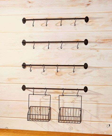 DIY Coffee Mug Display Coffee Mug Wall, Mug Wall Rack, Coffee Mug Wall Rack, Mug Wall, Coffee Mug Display, Coffee Mug Holder, Mug Display, Kitchen Clutter, Coffee Bar Home