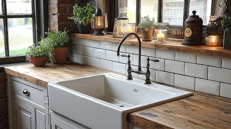 Farmhouse kitchen countertops