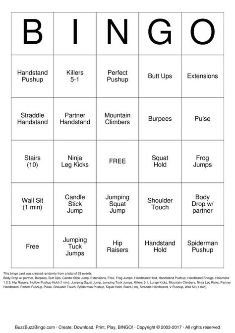 Playable version of randomly generated gymnastics Bingo Cards. gymnastics party? gymnastics BuzzBuzzBingo is home to the popular Buzzword Bingo Party Game! Turn your next TV watching gathering into the ultimate couch party or spice up your classroom with a fun game for all! Print and download free gymnastics Bingo Cards or Make Custom gymnastics Bingo Cards. Scentsy Bingo, Office Bingo, Bingo Card Template, Free Bingo Cards, Order Cards, Bingo Party, Scentsy Products, Bingo Template, Tv Watching