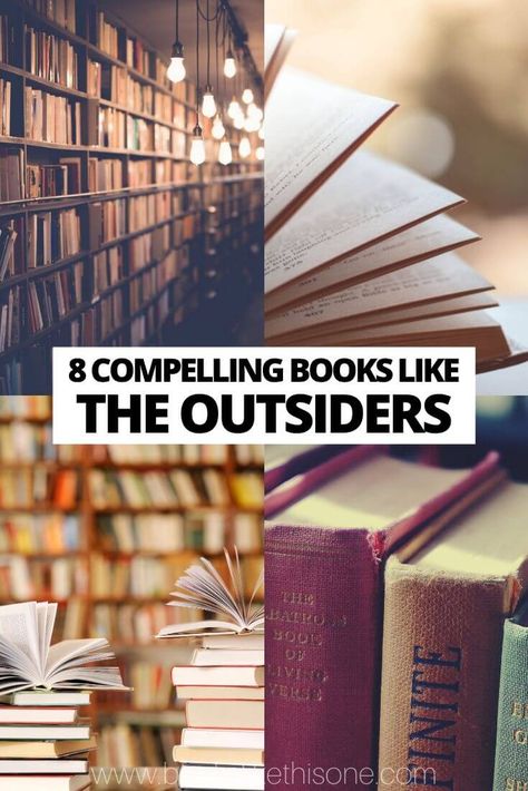 Loved The Outsiders? Check out this list of 8 compelling books like it! Books Like The Alchemist, Wild Cheryl Strayed, Moving Books, Ender's Game, We Were Liars, Interesting Books, Cheryl Strayed, Catcher In The Rye, The Book Thief