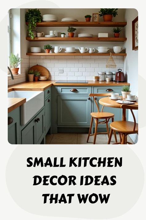 Small Kitchen Decor Ideas That Wow Small But Functional Kitchen, Small Industrial Farmhouse Kitchen, L Counter Kitchen, Small Italian Kitchen Ideas, Small Kitchen Remodel Ideas On A Budget, Super Small Kitchen Ideas, Small Kitchen Color Ideas, Beautiful Small Kitchens, Small Kitchen Colors Schemes