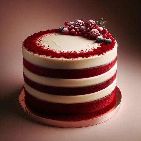 Blog Top Ingrediente :: Gastronomie :: Retete Culinare :: Desert :: Tort Red Velvet clasic și elegant - Top Ingrediente Birthday Red Velvet, Velvet Cake Design, Birthday Cake Red Velvet, Gourmet Red Velvet Cake, Red Velvet Cake Pictures, Beautiful Red Velvet Cake, Red Velvet Round Cake Design, Red Velvet Celebration Cake, Tort Special