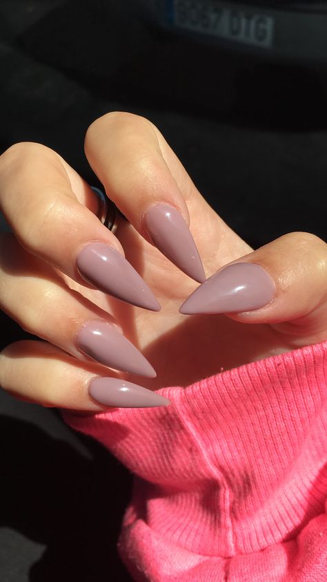 Stiletto Nude Nails, Neutral Stiletto Nails, Nude Stiletto Nails, Nails Toes, Sns Nails Colors, Summer Gel Nails, Sns Nails, Edgy Nails, Nails Colors