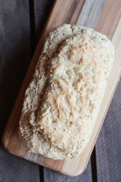 Honey Butter Beer Bread Recipe Half Baked Harvest, 5 Ingredient Beer Bread, Gluten Free Sourdough Bread Recipe, Bear Bread, Cheesy Pull Apart Bread, Homemade Sandwich Bread, Yeast Free Breads, Simple Bread, Half Baked Harvest Recipes