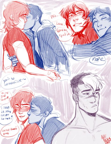 Keith X Lance, Lance Voltron, Klance Fanart, Voltron Funny, Klance Comics, Keith Kogane, Voltron Comics, Steven Universe Comic, Voltron Ships