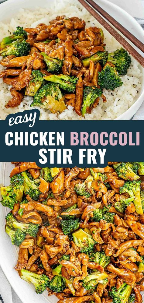 This quick and easy Chicken Broccoli Stir Fry is perfect for busy weeknights! Ready in just 25 minutes, it's a delicious and healthy meal. #ChickenStirFry #QuickMeals #HealthyDinner #WeeknightDinner #StirFryRecipes #EasyCooking Diy Stir Fry, Meal Prep Budget, Chicken Stir Fry With Vegetables, Chicken And Broccoli Stir Fry, Stir Fry Chicken, Chicken Casserole Recipes, Chicken Broccoli Stir Fry, Easy Chicken Stir Fry, Bowl Meals