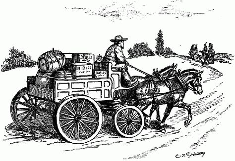 Wagon Drawing, Scan Pictures, Horse Wagon, Horse Drawn Wagon, Bloom Where Youre Planted, Etching Prints, Horse And Buggy, Vintage Farm, Horse Drawn