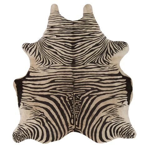 World Menagerie Nath Hand-Woven Black Area Rug & Reviews | Wayfair Zebra Print Rug, Zebra Hide, Flatweave Rugs, Brindle Cowhide, Novelty Rugs, Tufted Rugs, Free Shapes, Fur Rug, Hide Rug