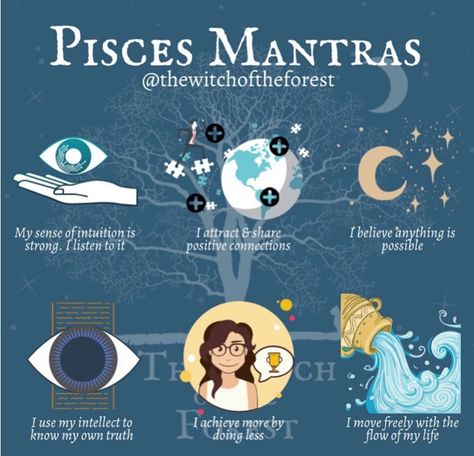 Pisces Affirmations, Astrology Affirmations, Visual Affirmations, Pisces Career, Pisces Journal, About Pisces, Pisces Energy, Becoming Successful, Pisces Season