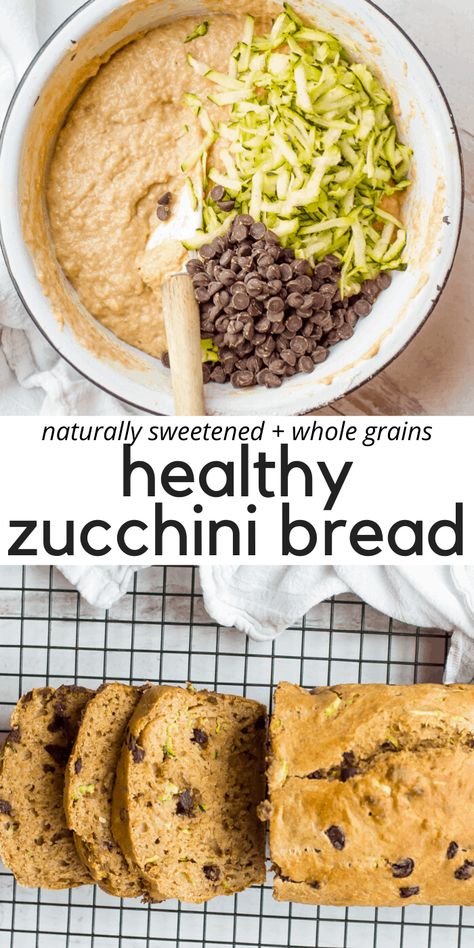 Healthy Zucchini Bread, Easy Zucchini Bread Recipes, Easy Zucchini Bread, Zucchini Bread Healthy, Zucchini Recipes Healthy, Zucchini Bread Recipe, Healthy Zucchini, Zucchini Chips, Easy Zucchini