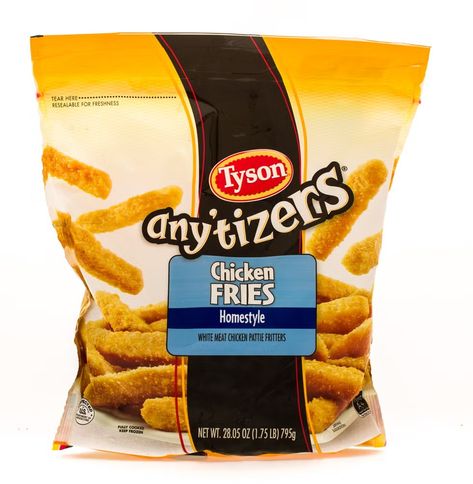 Tyson chicken fries. Fries Air Fryer, Tyson Chicken, Snacks And Appetizers, Chicken Fries, Eggo Waffles, Pizza Bagels, Ideal Shape, Fries Recipe, Fried Chicken Recipes