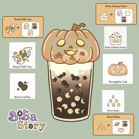 Boba Story Magic Den Recipes, Boba Story Lid Recipes, Boba Story Lids Code, Boba Story Drink Ideas, Boba Story Game Recipes, Boba Story Recipes, Boba Ideas, Bobo Tea, Boba Story