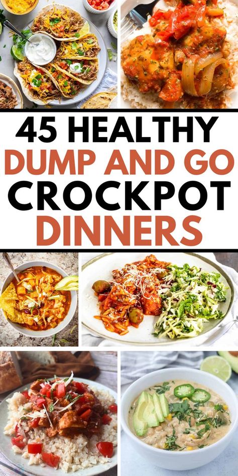 healthy eating on a budget dinner Recipes For The Crockpot, Crockpot Dump Meals, Healthy Fall Recipes Dinner, Dump And Go Crockpot, Crockpot Foods, Crockpot Dinners Healthy, Crockpot Dump Recipes, Easy Crockpot Recipes Healthy, Dump Recipes